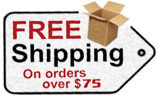 Free Shipping On orders over $75