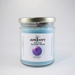 Apricoty Aquarius Astrology Candle - Vanilla & Lemon Essential Oil, Dandelion Leaf & Clove Buds - Decor, Aroma