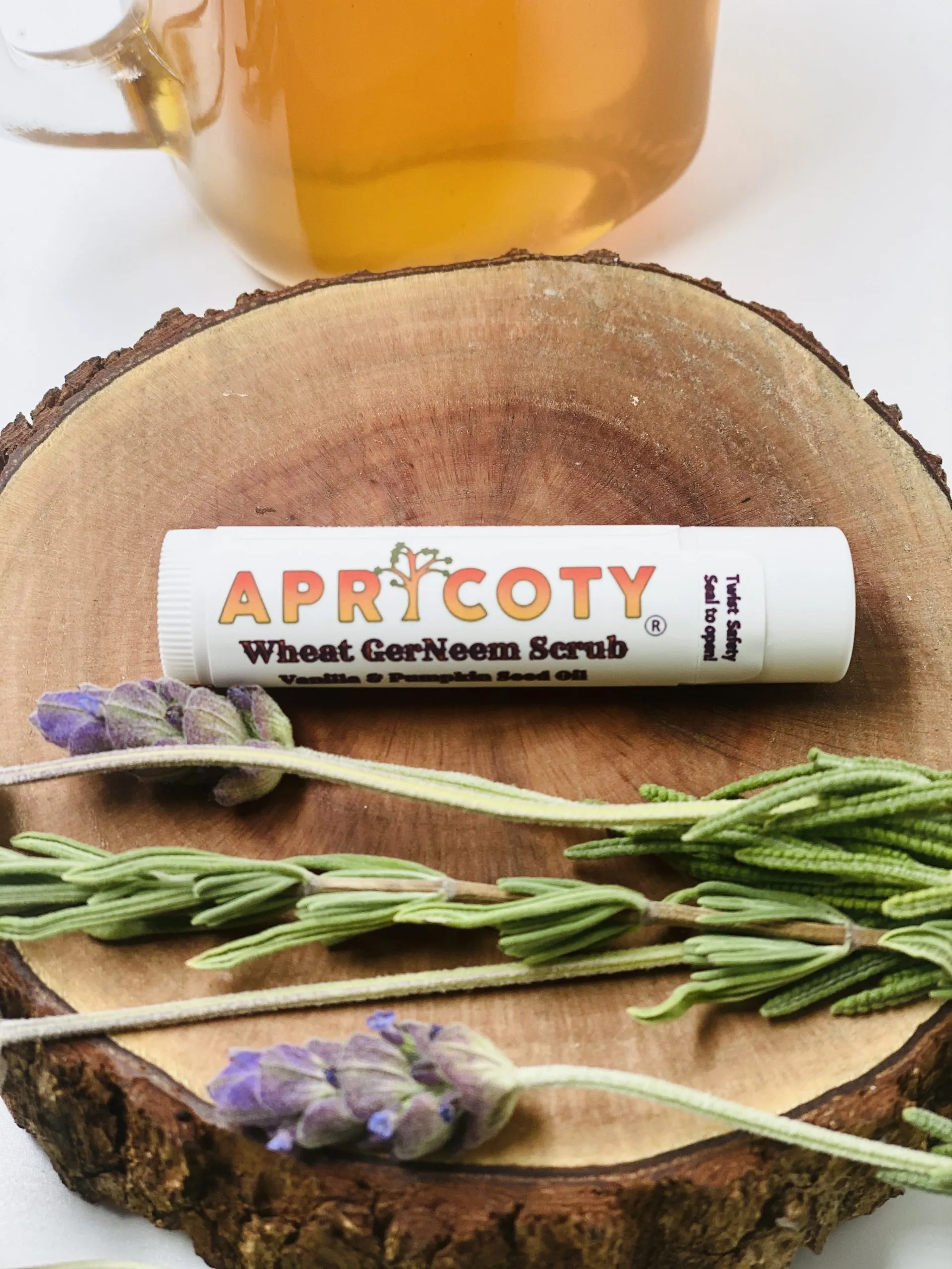"Wheat Gerneem Scrub" Lip Balm - Image 2