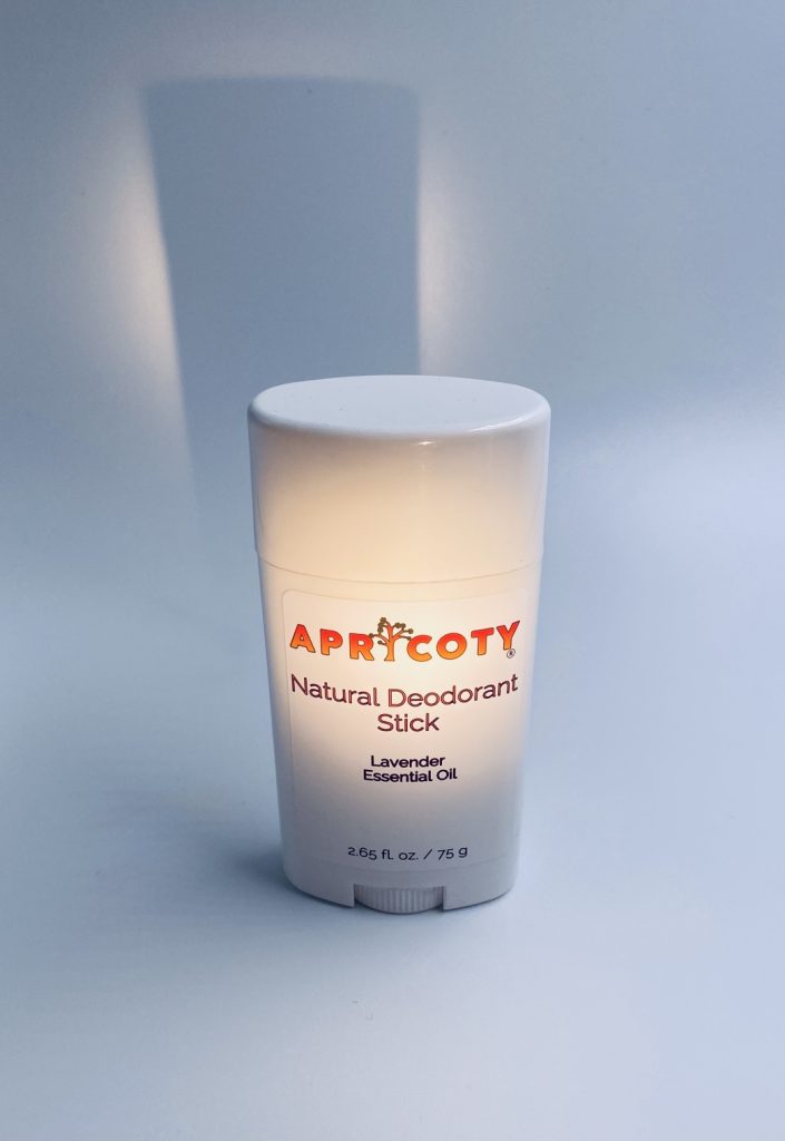 Apricoty Lavender Essential Oil, All Natural Deodorant Stick
