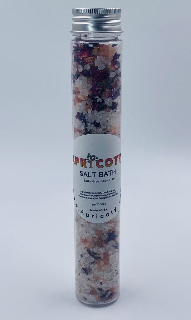 Apricoty Bath Salt, Salty Greatness Tube