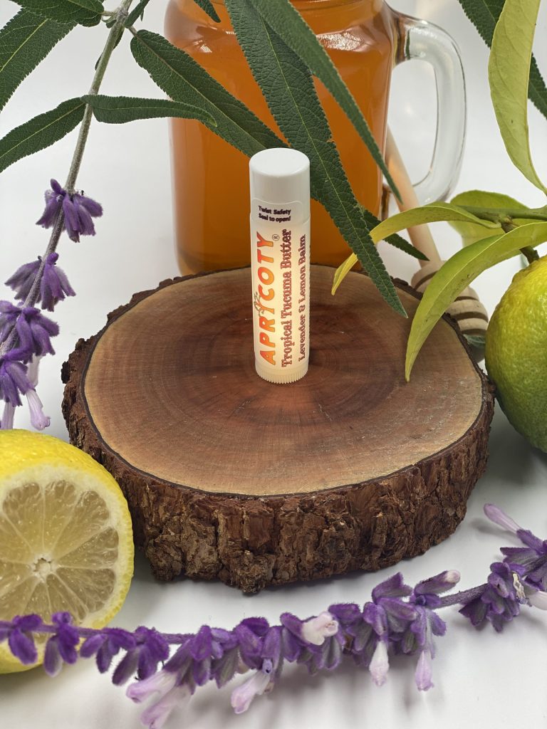 "Tropical Tucuma Butter" Lavender & Lemon Balm, for Soothing Lip with Long Lasting Shield