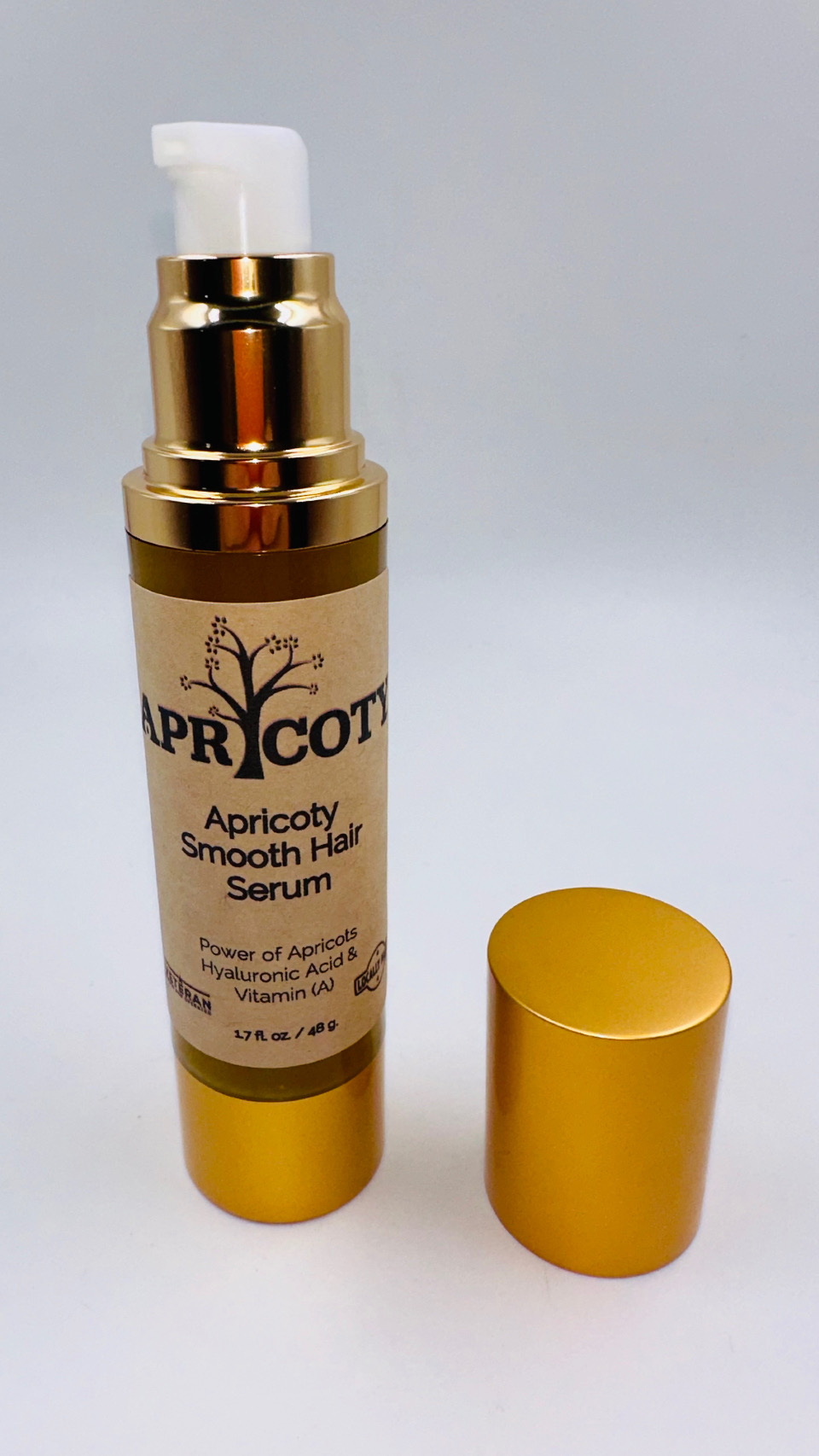 Hair Serum, Power of Apricots, Hyaluronic Acid & Vitamin (A) - Image 2