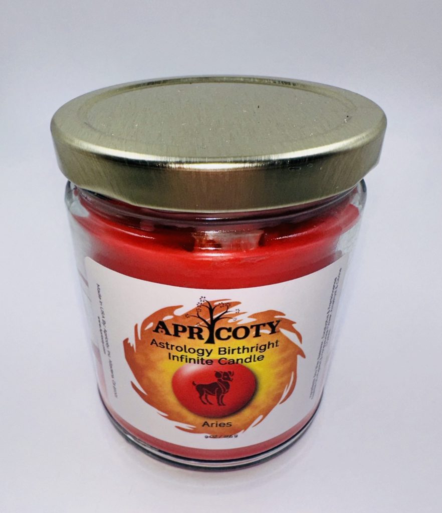 Aries Astrology Candle