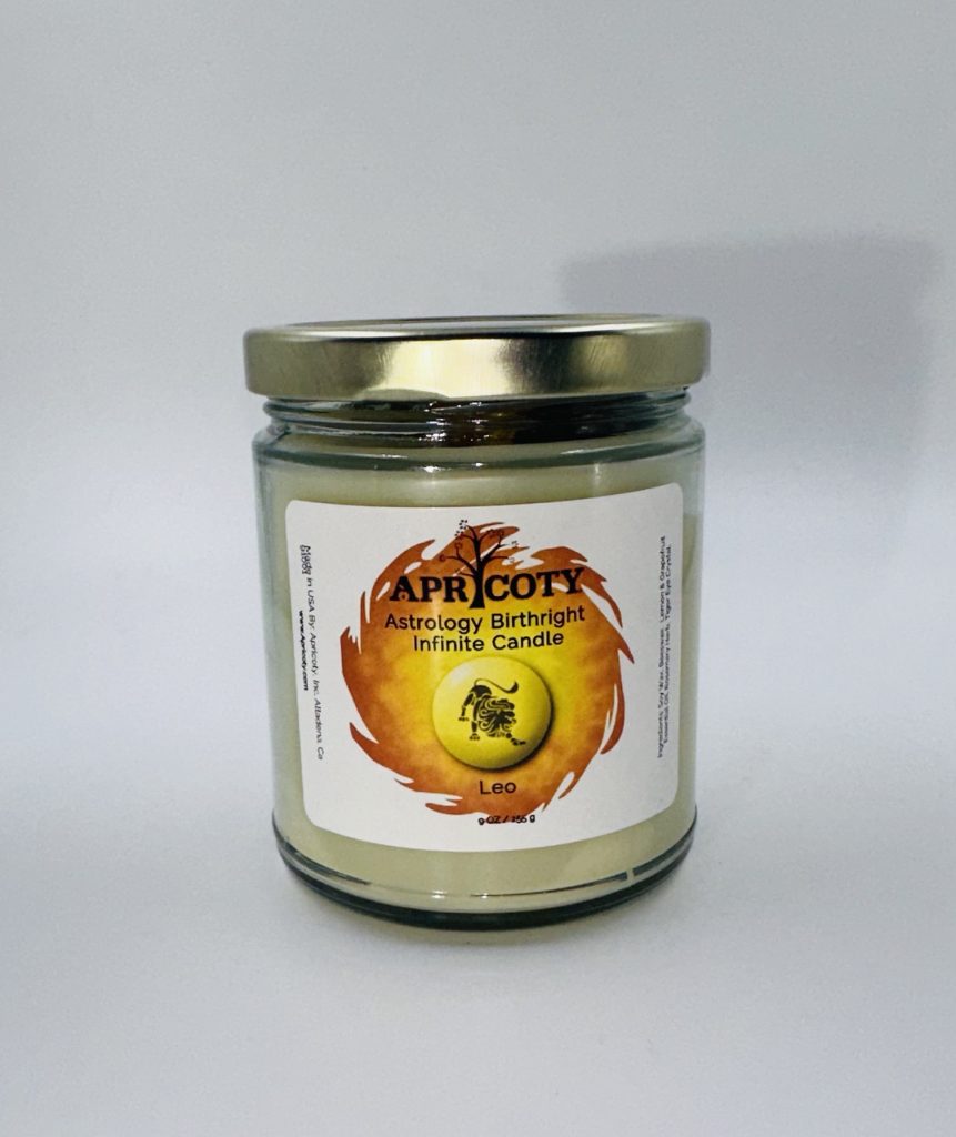 Leo Astrology Candle